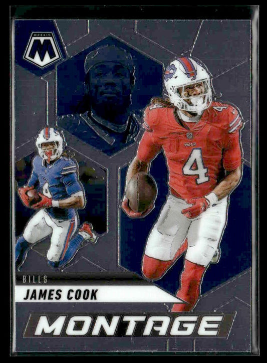 2025 Panini Mosaic #25 James Cook Montage Mosaic