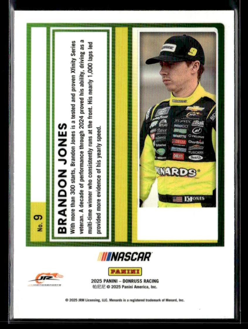 2025 Donruss #9 Brandon Jones Optic