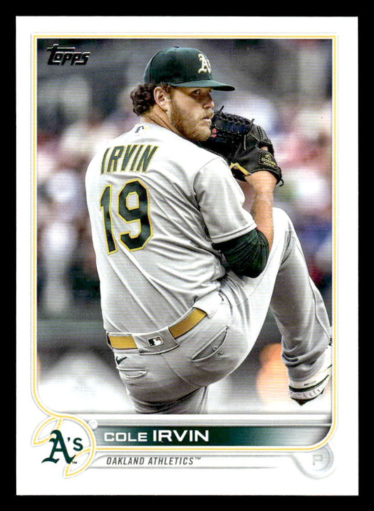 2022 Topps Update #US292 Cole Irvin