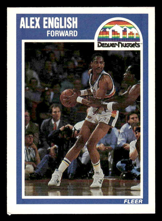 1989-90 Fleer #40 Alex English