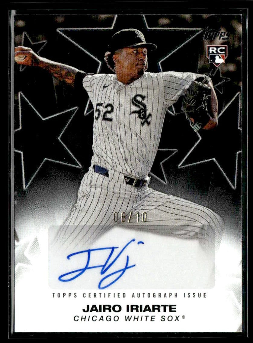 2025 Topps #BSA2-JIR Jairo Iriarte Baseball Stars Auto Black (Series Two) #/10