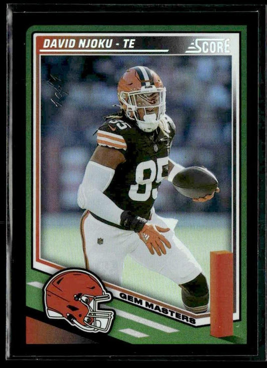 David Njoku 2025 Score Gem Masters #113 1/1 Browns SSP 🔥