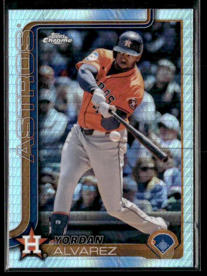 2025 Topps #244 Yordan Alvarez Prism Refractor