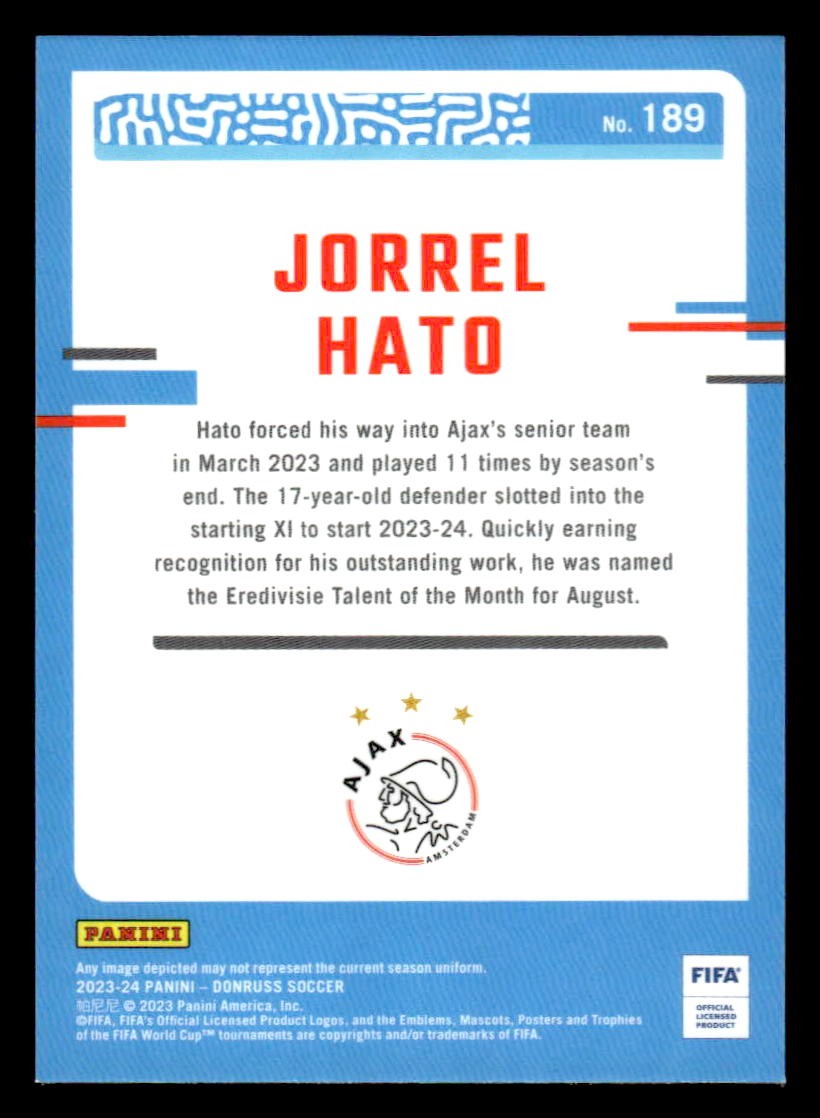 2023-24 Donruss #189 Jorrel Hato Optic