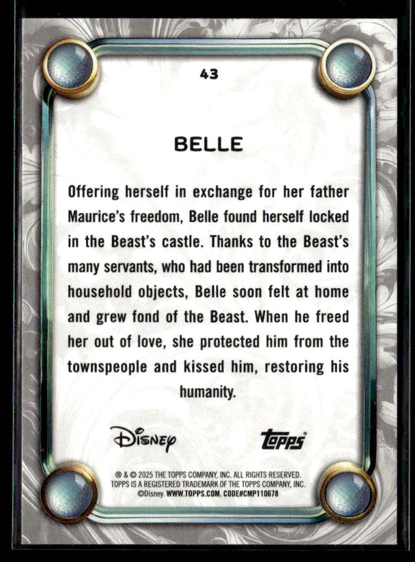 2025 Topps Disney Wonder #43 Belle