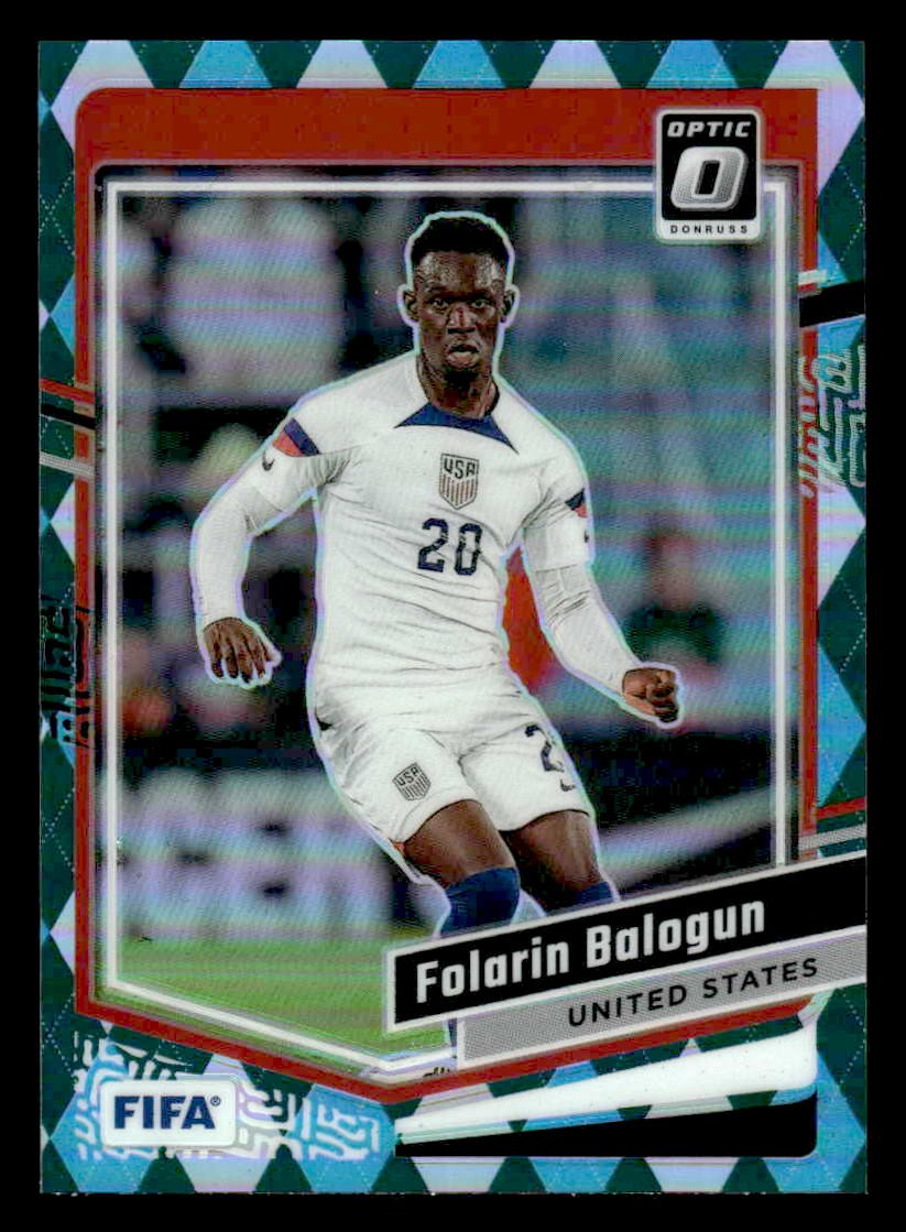 2023-24 Donruss #63 Folarin Balogun Optic Argyle