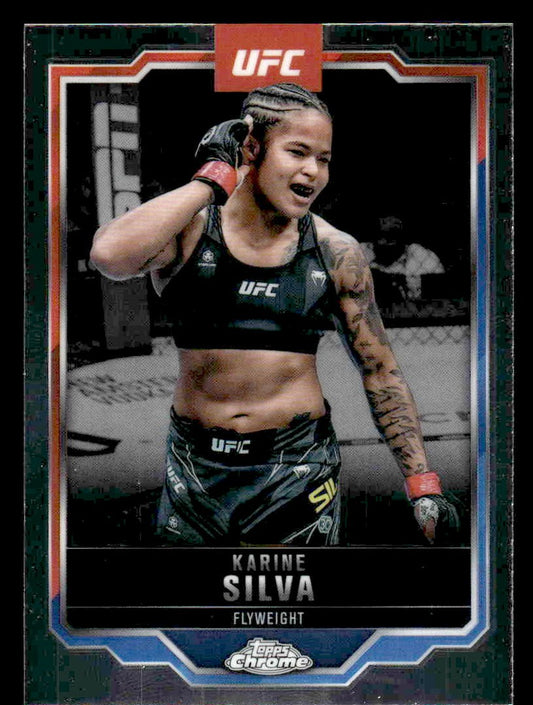 2025 Topps Chrome UFC #147 Karine Silva