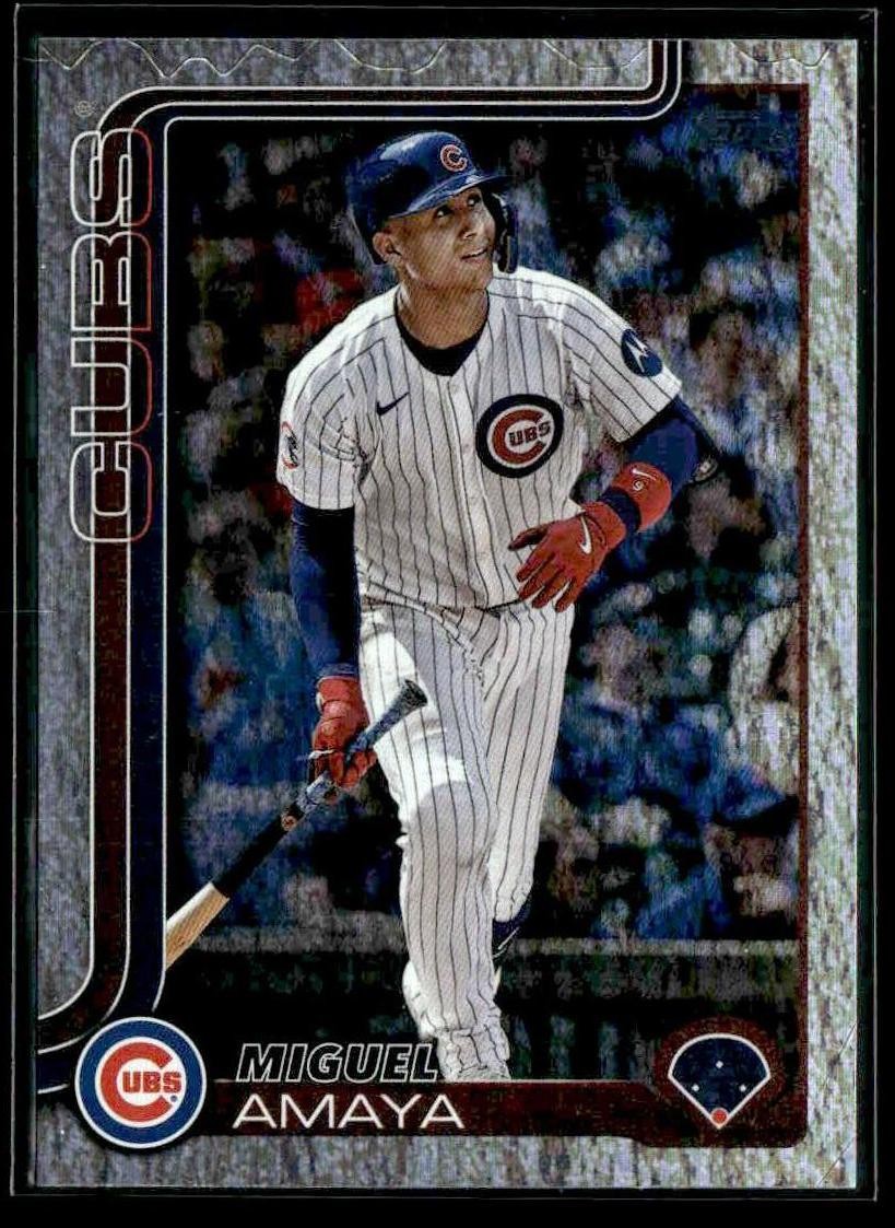 2025 Topps #406 Miguel Amaya Sandglitter