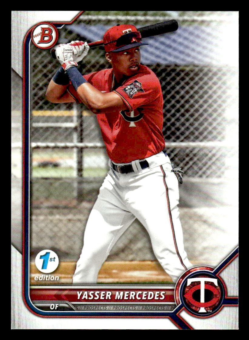 2022 Bowman Draft 1st Edition #BD-11 Yasser Mercedes