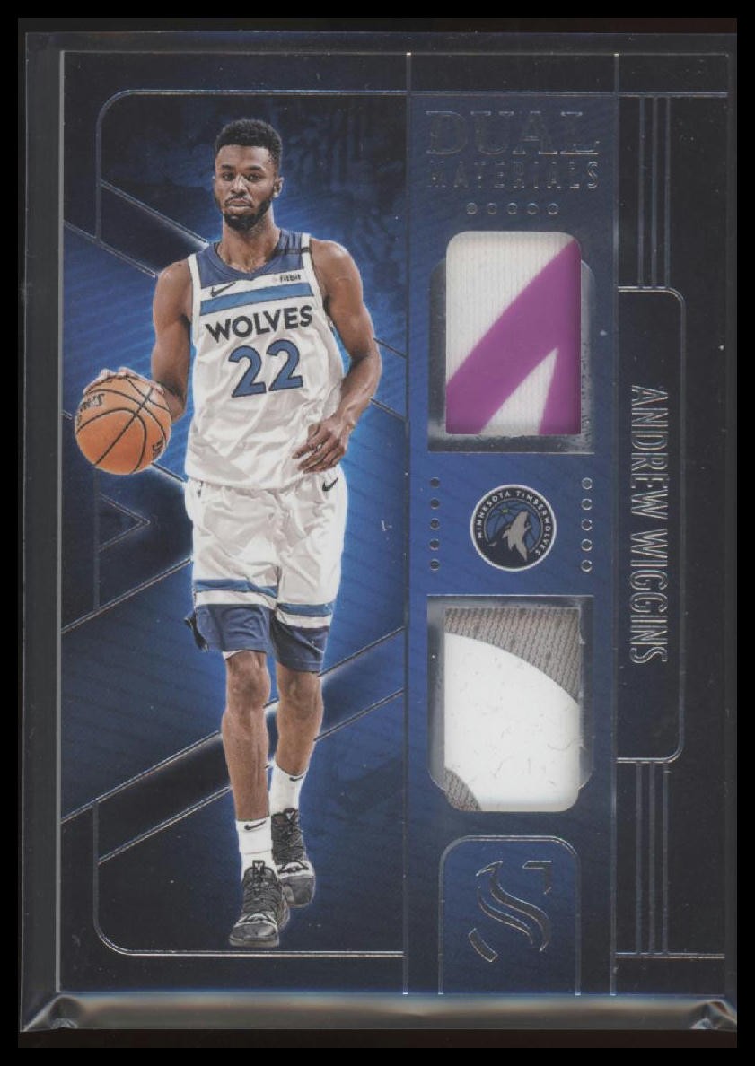 2024-25 Panini Silhouette #DMA-WIG Andrew Wiggins Dual Materials - Game Worn!