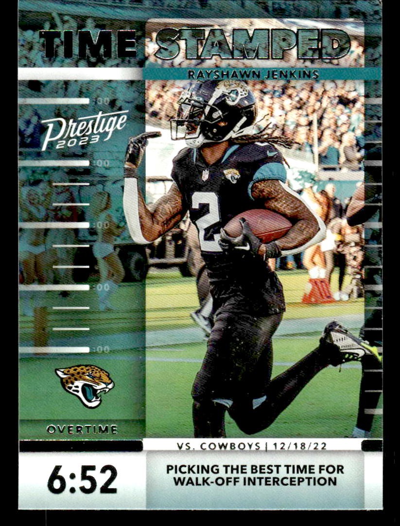2023 Panini Prestige #TS-7 Rayshawn Jenkins Time Stamped