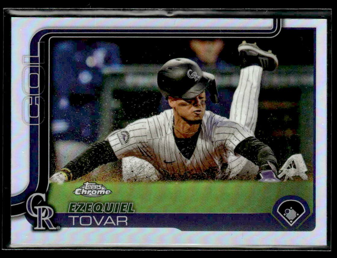 2025 Topps Chrome #154 Ezequiel Tovar Refractors