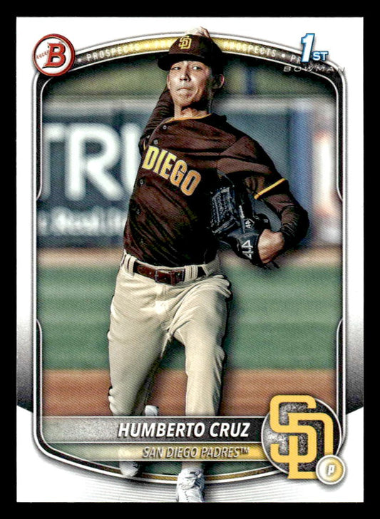2025 Bowman #BP-96 Humberto Cruz Prospects