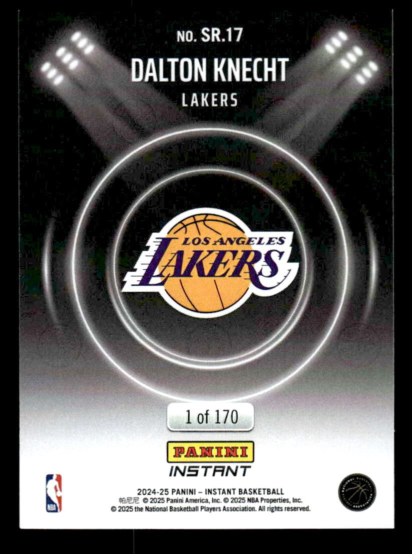 2024-25 Panini Instant NBA Spotlight Rookies #SR.17 Dalton Knecht