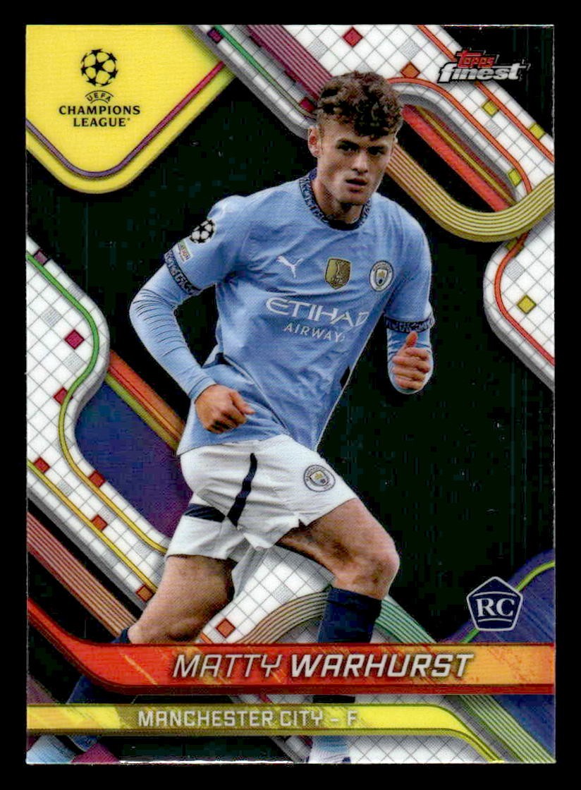2024-25 Topps Finest UEFA Club Comp #31 Matty Warhurst