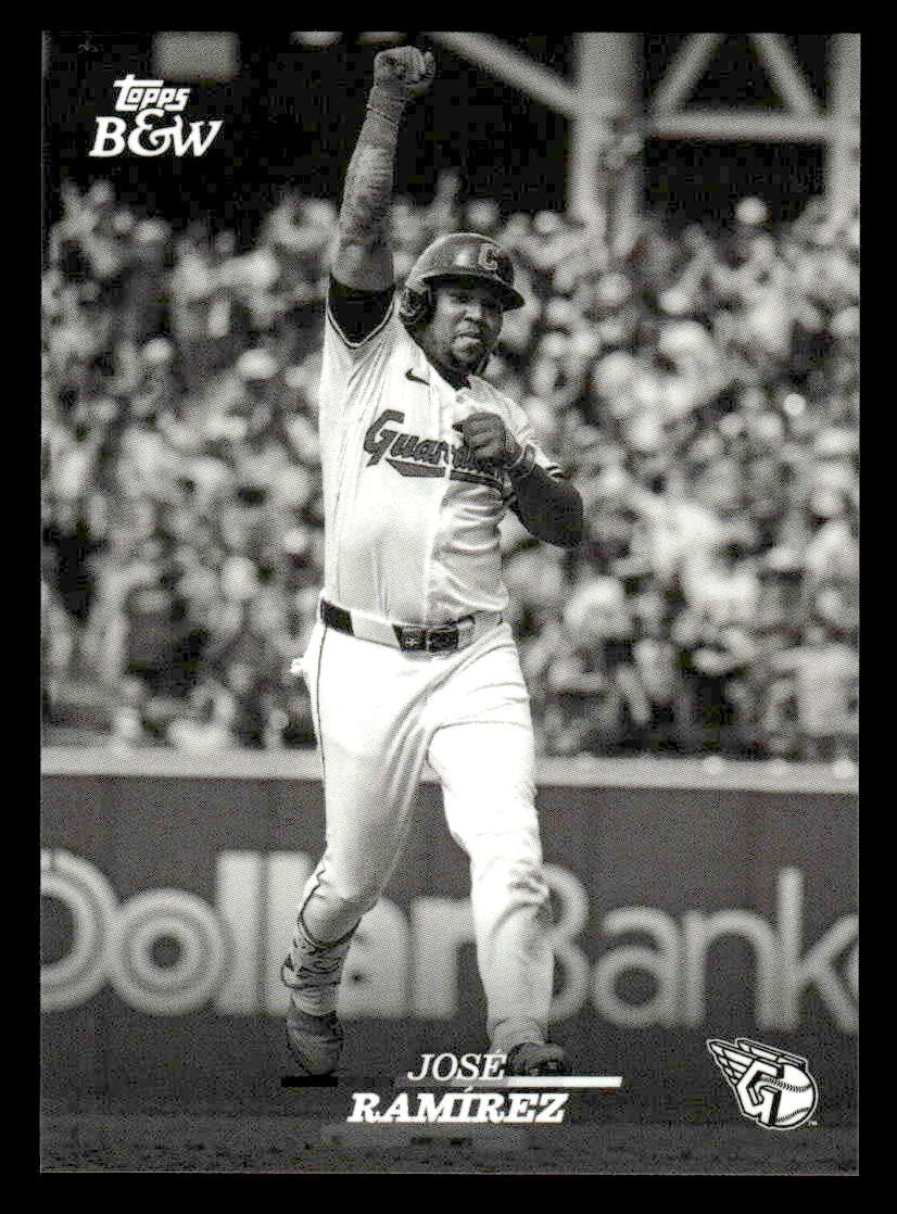 2024 Topps Black & White #5 José Ramírez