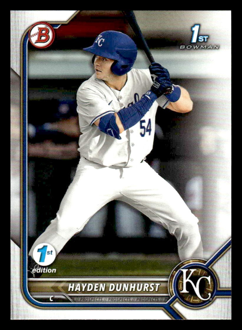 2022 Bowman Draft 1st Edition #BD-44 Hayden Dunhurst