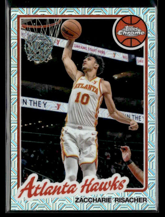 2025-26 Topps #TC-ZR Zaccharie Risacher 1980-81 Topps Chrome Basketball
