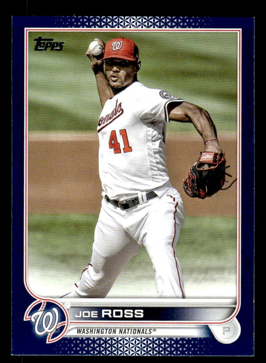 2022 Topps Update #US132 Joe Ross Royal Blue