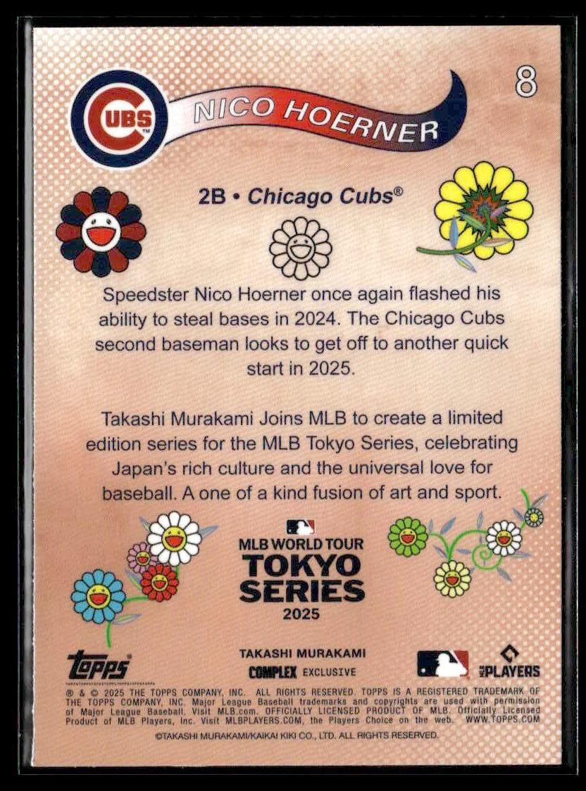 2025 Topps MLB World Tour Tokyo Series Takashi Murakami #8 Nico Hoerner