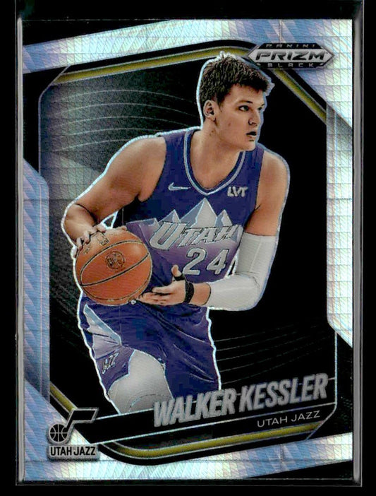 2024-25 Panini Prizm Black #98 Walker Kessler Silver Prizm