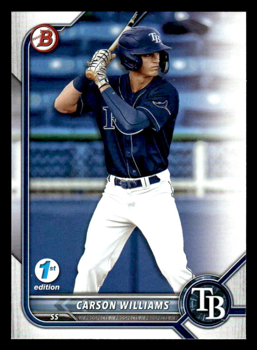 2022 Bowman Draft 1st Edition #BD-14 Carson Williams