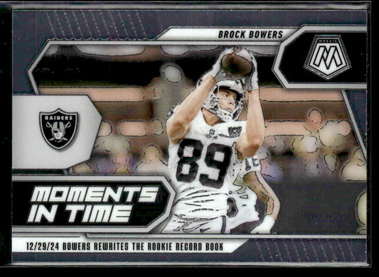 2025 Panini Mosaic #17 Brock Bowers Moments In Time