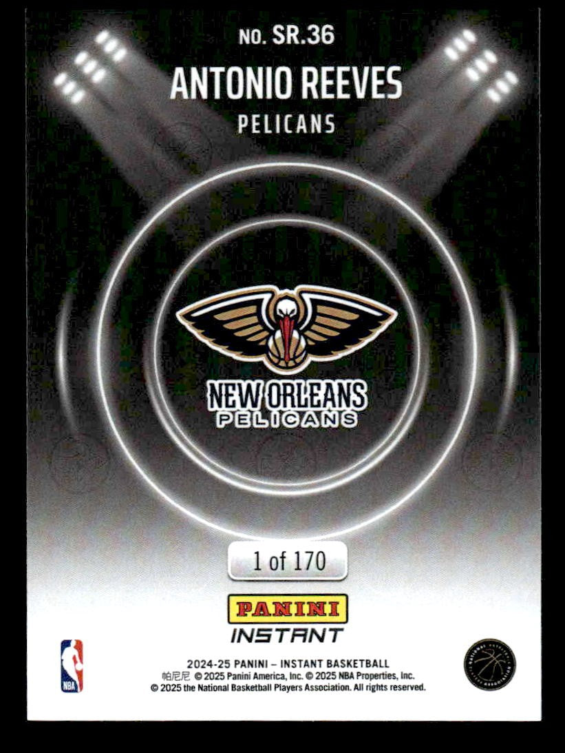 2024-25 Panini Instant NBA Spotlight Rookies #SR.36 Antonio Reeves