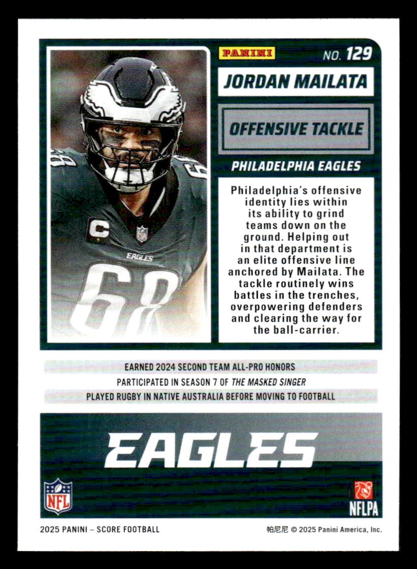 2025 Score-A-Treat #129 Jordan Mailata