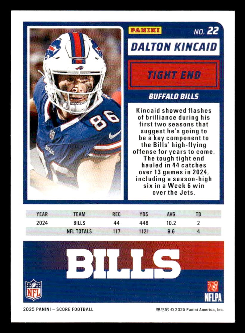 2025 Score-A-Treat #22 Dalton Kincaid