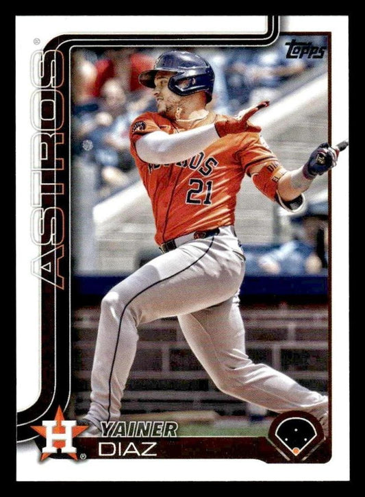 2025 Topps #299 Yainer Diaz