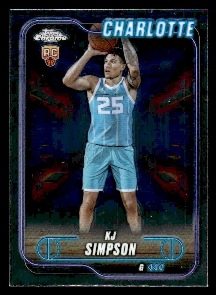 2024-25 Topps Chrome #102 KJ Simpson