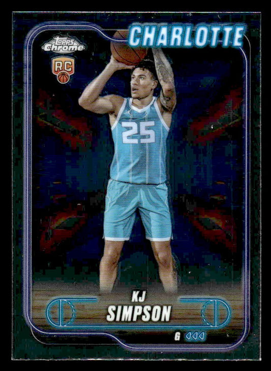 2024-25 Topps Chrome #102 KJ Simpson
