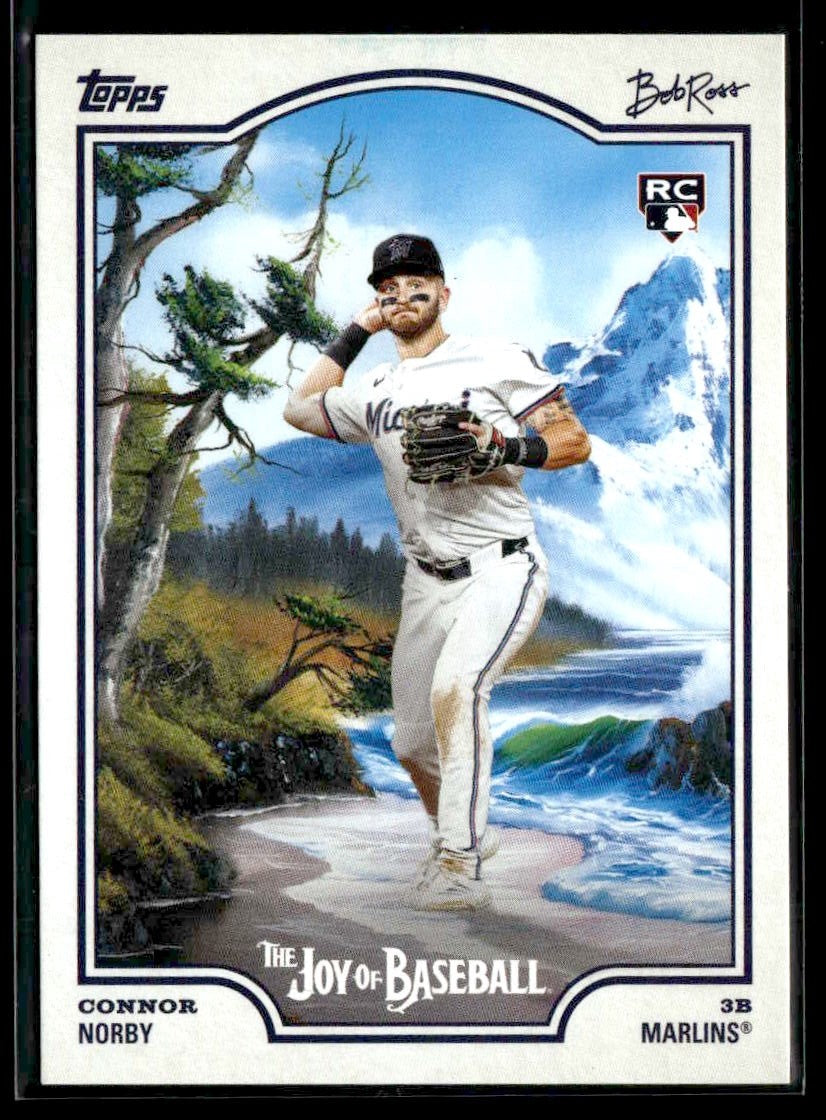 2025 Topps x Bob Ross: The Joy of Baseball #82 Connor Norby
