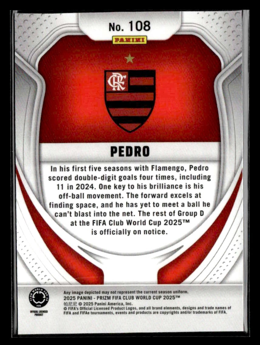 2025 Panini Prizm FIFA Club World Cup #108 Pedro