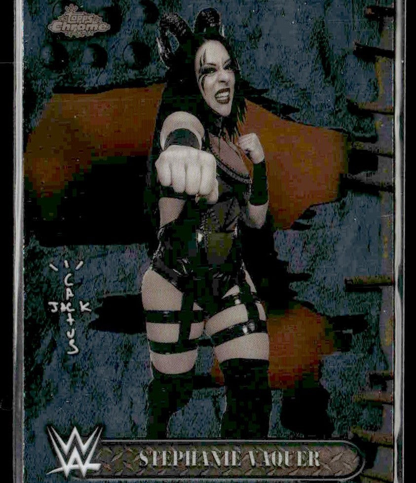 2025 Topps Chrome WWE x Cactus Jack #79 Stephanie Vaquer