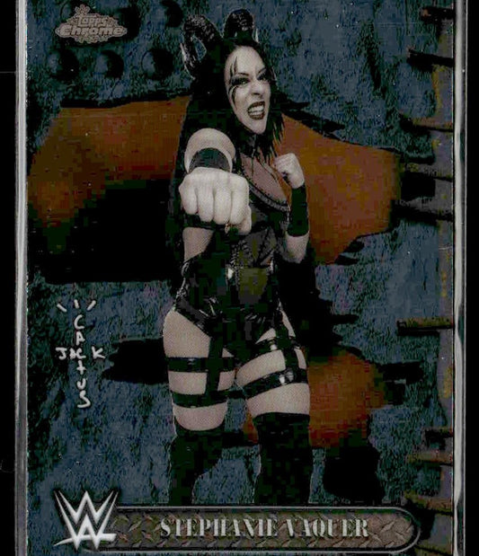 2025 Topps Chrome WWE x Cactus Jack #79 Stephanie Vaquer