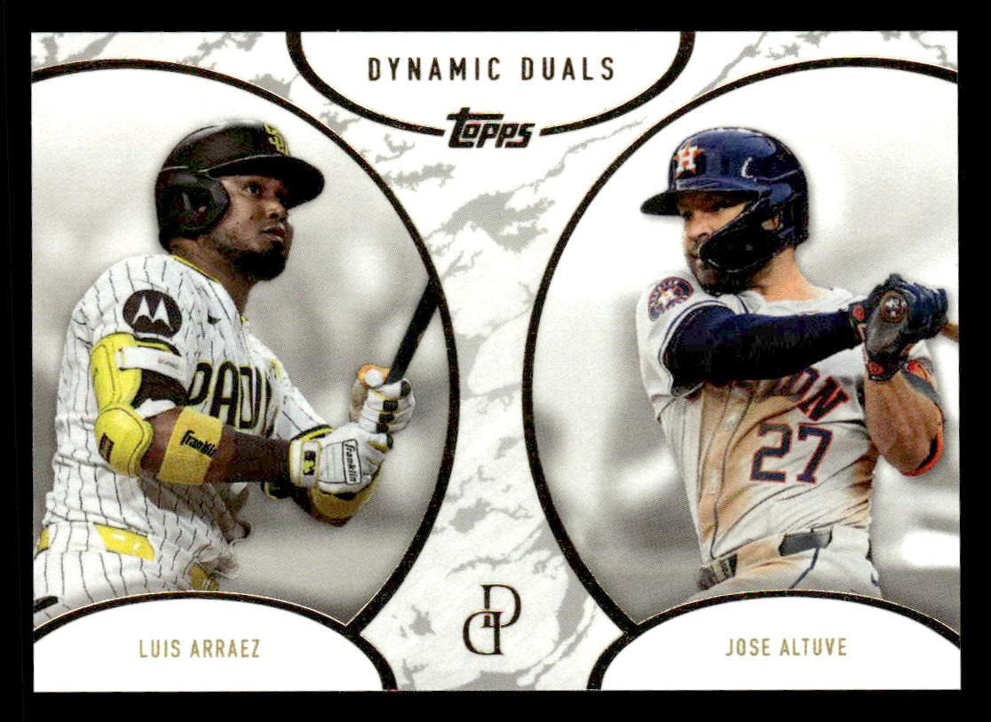 2025 Topps Dynamic Duals #45 Luis Arraez / Jose Altuve