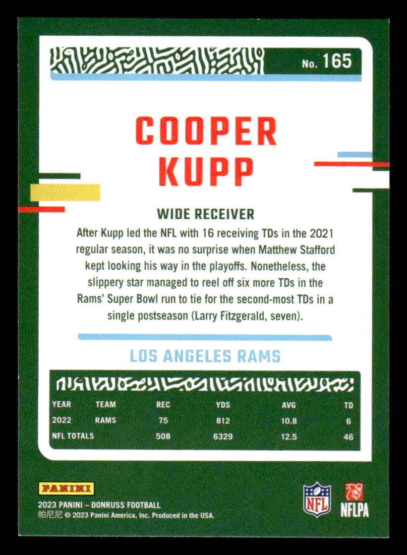 2023 Donruss #165 Cooper Kupp