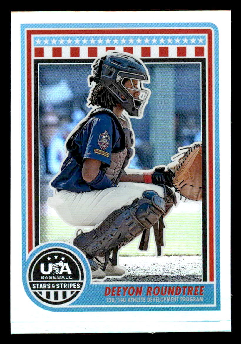 2025 Panini Stars and Stripes USA Baseball #124 Deeyon Roundtree