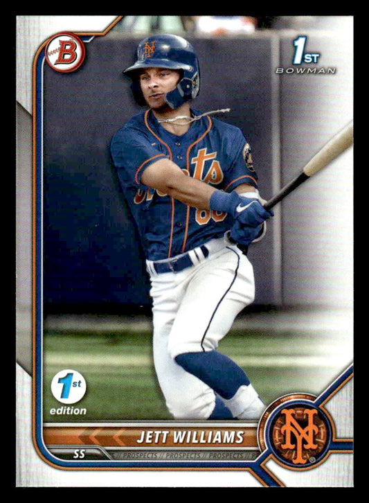 2022 Bowman Draft 1st Edition #BD-190 Jett Williams