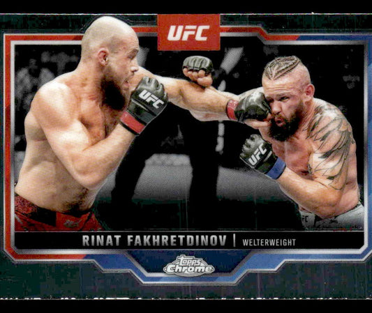 2025 Topps Chrome UFC #131 Rinat Fakhretdinov