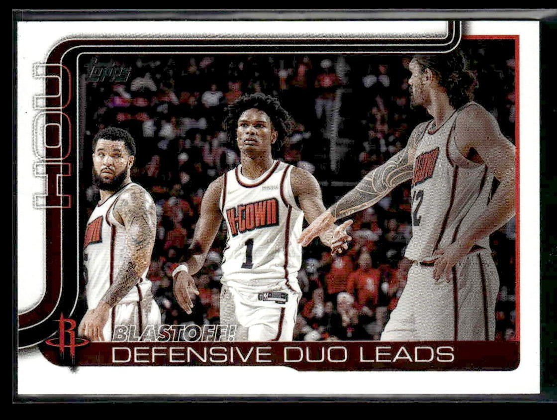 2025-26 Topps #297 Blastoff!: Defensive Duo Leads