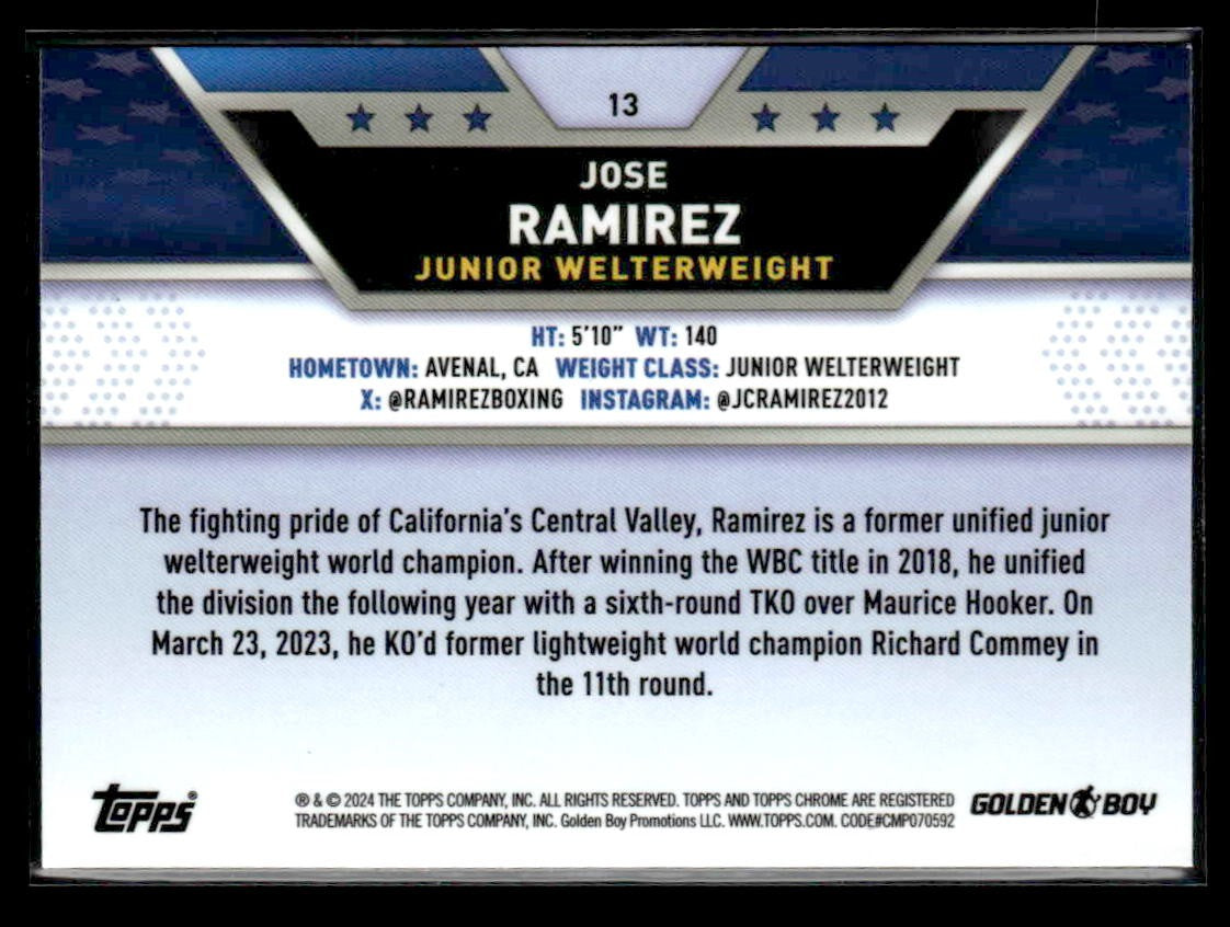 2024 Topps Chrome #13 Jose Ramirez