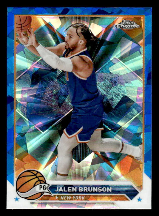 2023-24 Topps Chrome Sapphire Edition #11 Jalen Brunson