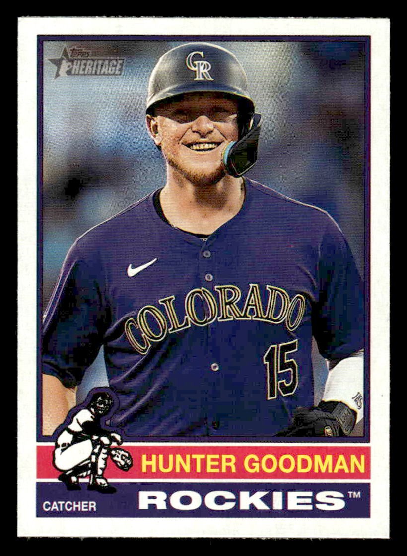 2025 Topps Heritage #217 Hunter Goodman