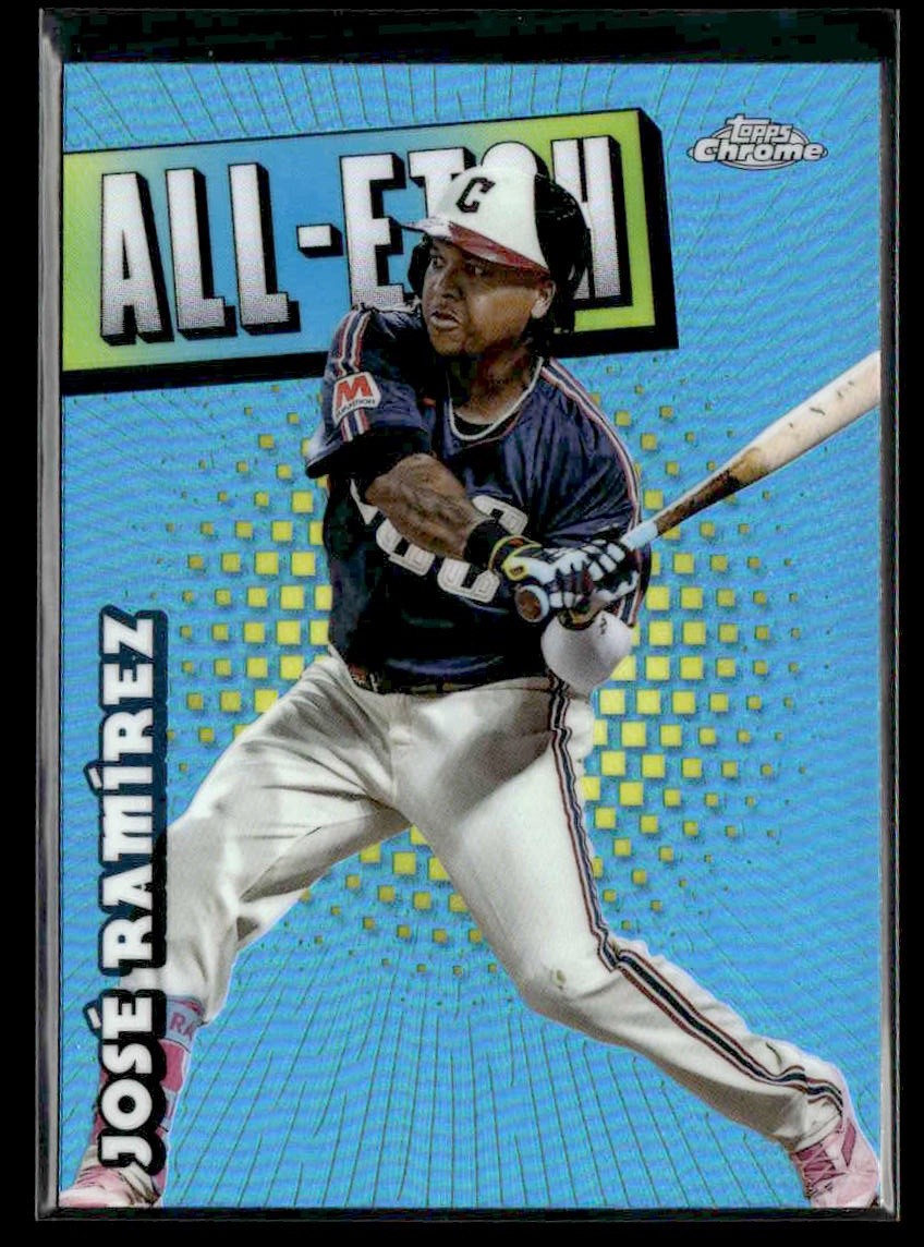 2025 Topps Chrome #CAE-20 Jose Ramirez Chrome All-Etch