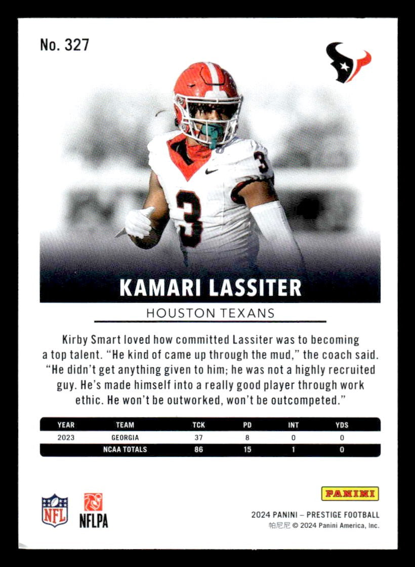 2024 Panini Prestige #327 Kamari Lassiter