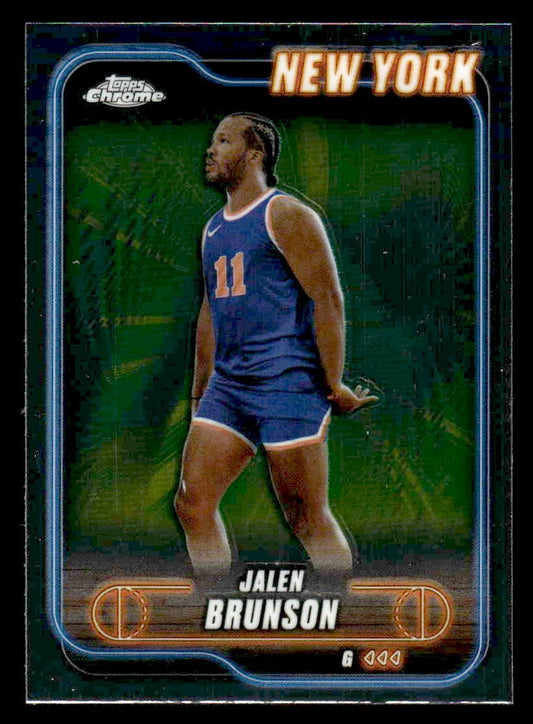 2024-25 Topps Chrome #47 Jalen Brunson