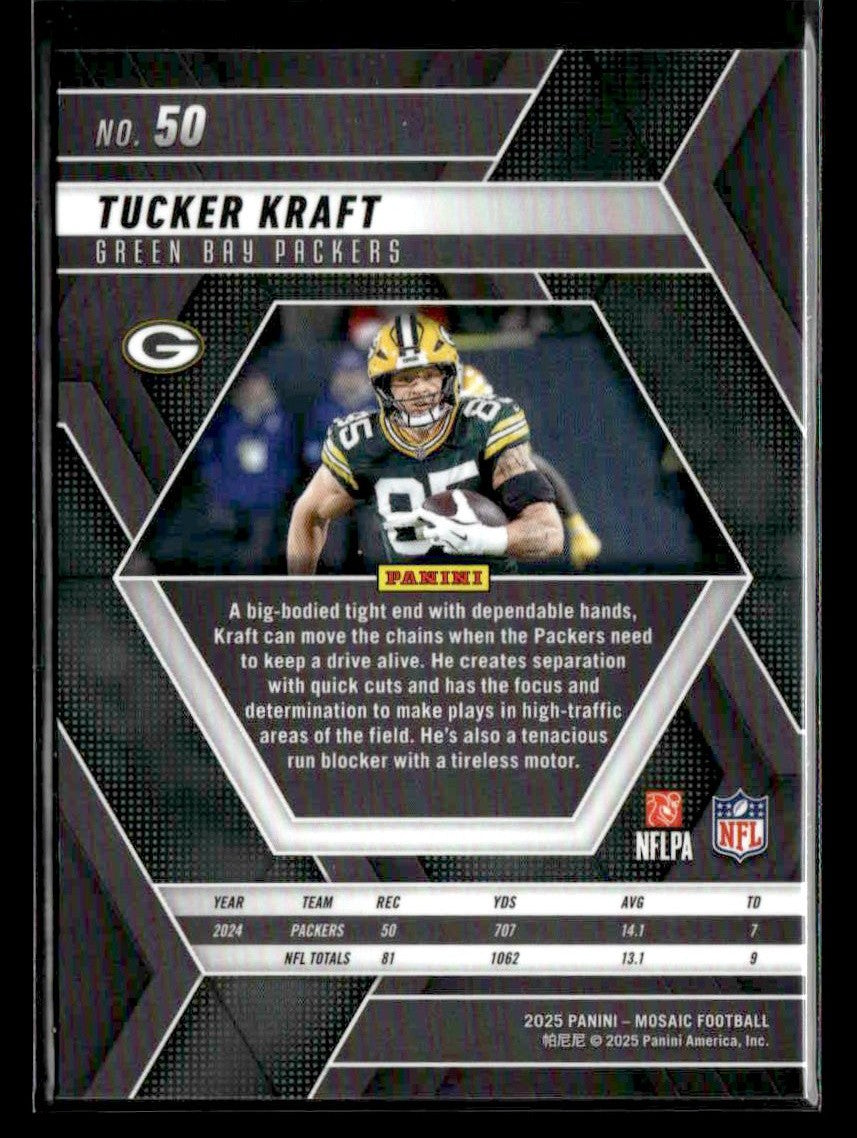 2025 Panini Mosaic #50 Tucker Kraft